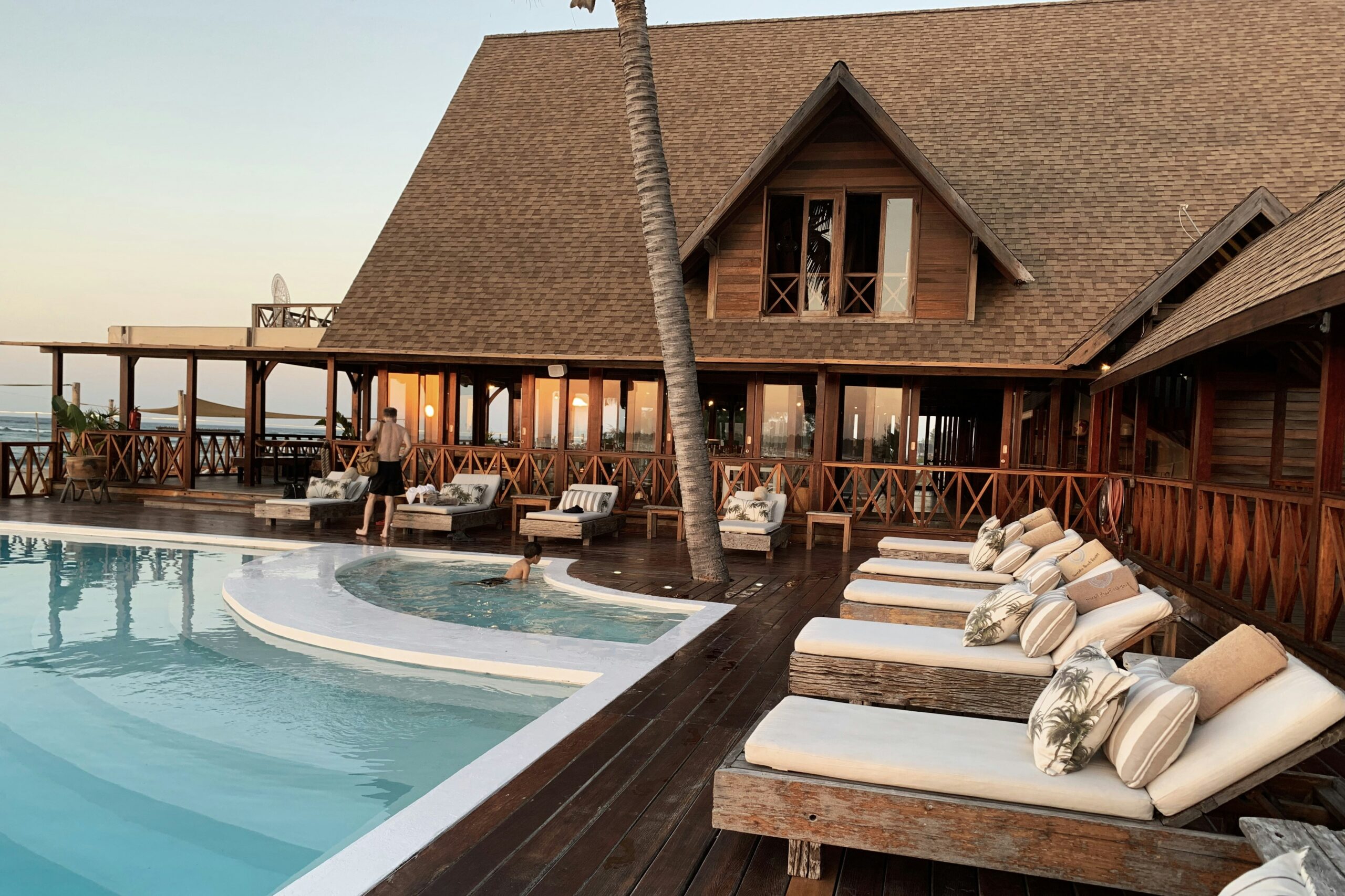 Colonial-era lounge and fireplace at Mount Kenya Safari Club